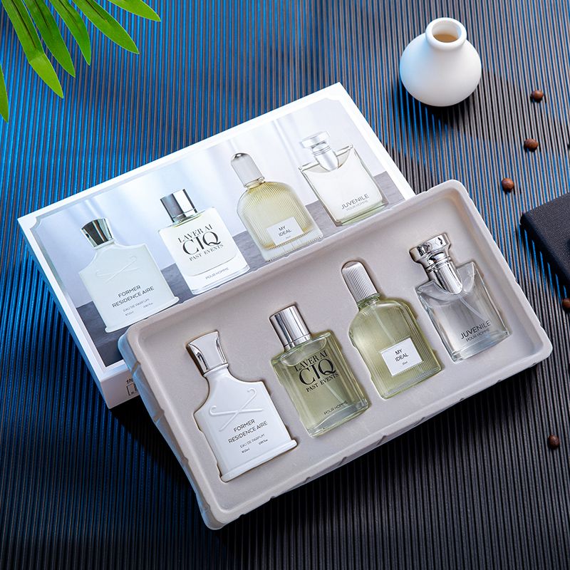 4 Pcs Men Perfume Set Perfumes Different Fragrances Long Lasting Business Eau de Parfum Classic Flowers Deodorants Gift