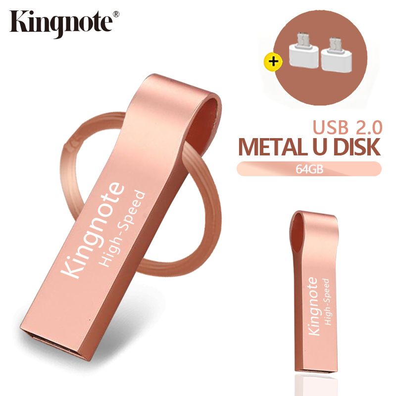 High-Speed USB Flash Drives 128GB/64GB/32GB/16GB Flash Disks Memory USB Disk Data Storage With Android OTG Adapter +Type-C OTG Adapter[+2 Free OTG Adapters]