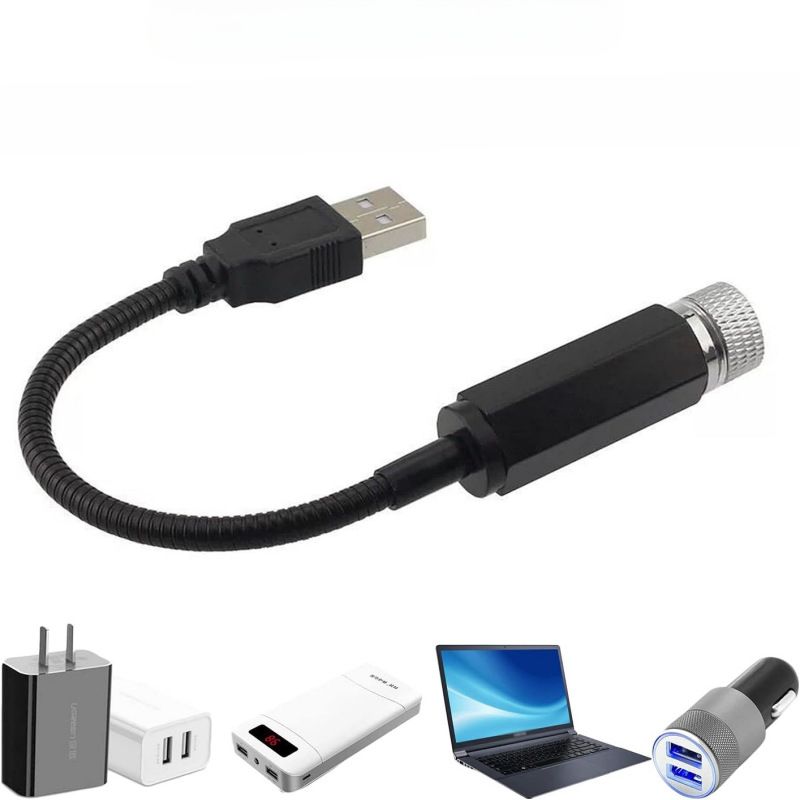 USB Led Lighting Home Decor Galaxy Lights Car Roof Star Led Light Interior Starry Laser Atmosphere Ambient Projector Auto Decoration Night