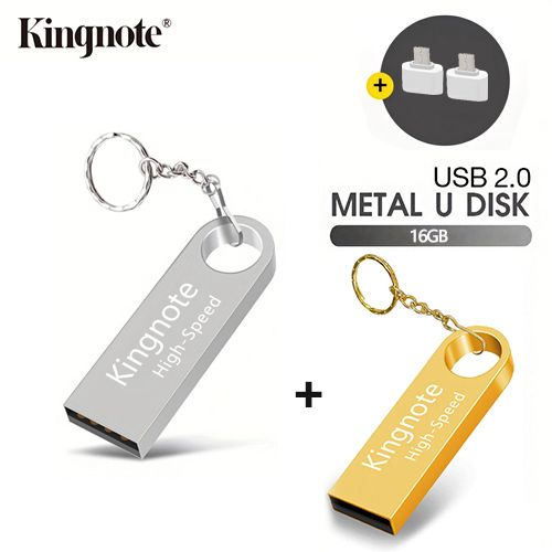 High-Speed  USB Flash Drives Double combination128GB/64GB/32GB/16GB Flash Disks Memory USB Disk Data Storage With Android OTG Adapter +Type-C OTG Adapter[+2 Free OTG Adapters]