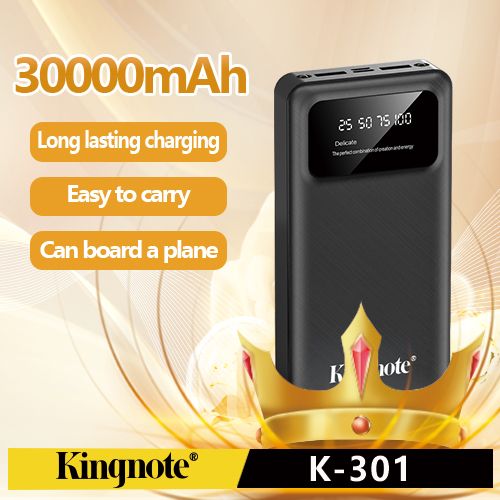 KingNote Power Banks 20000 mAh/30000 mAh portable charde, charger cell phone, Bluetooth headset and other mobile electronic products，Ultra-long battery life