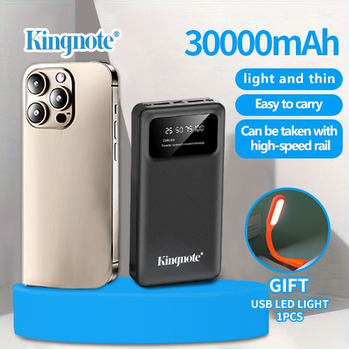 KingNote Power Banks 20000 mAh/30000 mAh portable charde, charger cell phone, Bluetooth headset and other mobile electronic products，Ultra-long battery life
