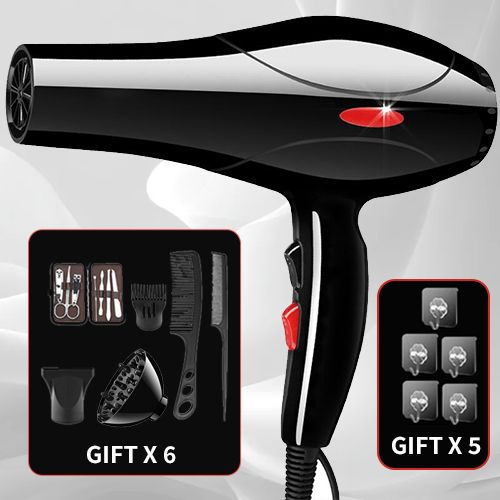 2200W Hair Dryer Professional Blowers Blow Dryer Low Noise Hot And Cold Wind Styling Tools  A 7-piece set of super value gifts is given as a gift