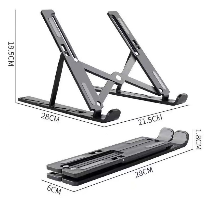 Portable Laptop Stand 10 Position Foldable ABS Notebook Stand Support Adjustable Laptop Holder for Macbook Computer Accessories