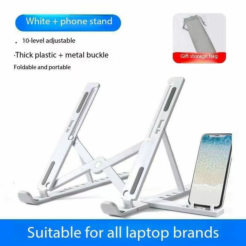 Portable Laptop Stand 10 Position Foldable ABS Notebook Stand Support Adjustable Laptop Holder for Macbook Computer Accessories