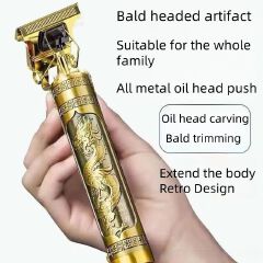 KingNote USB Electric Hair Cutting Machine Rechargeable Hair Clipper Man Shaver Trimmer Barber Professional Beard Trimmer T9/T9 Pro