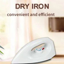 1000W - High Professional Home Based Dry Electric Iron -Blue/Orange  Gift Hook 4pieces