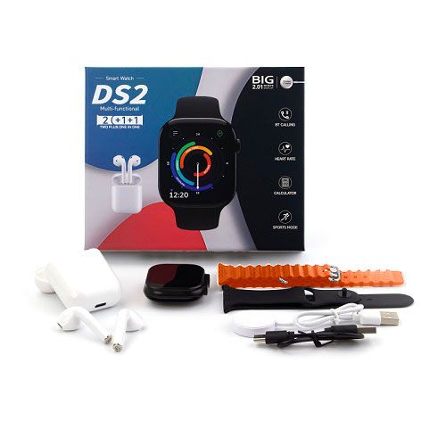 2.09''inch T900U  Smart Watch Dual Band 2-in-1 With Bluetooth Headset,Bluetooth Call Smart Watches Health Monitor Fitness Bracelet Scroll Button Smart Band For Smart Phones