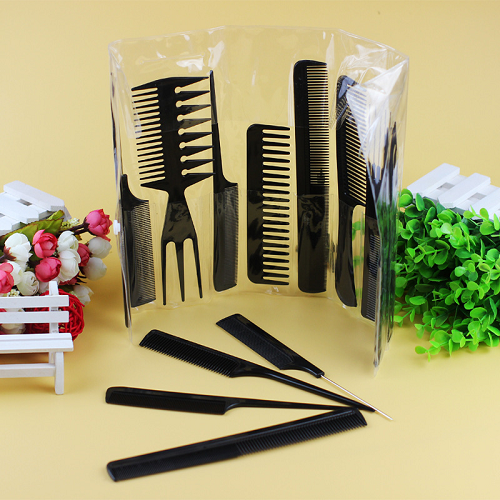 3 In 1 Hair Straightener And Curler With Hand Dryer - Pink+ Free Professional Hair Dryer+ High Quality 10 Pieces Professional Styling Hair Comb Set Offer free hanging hook