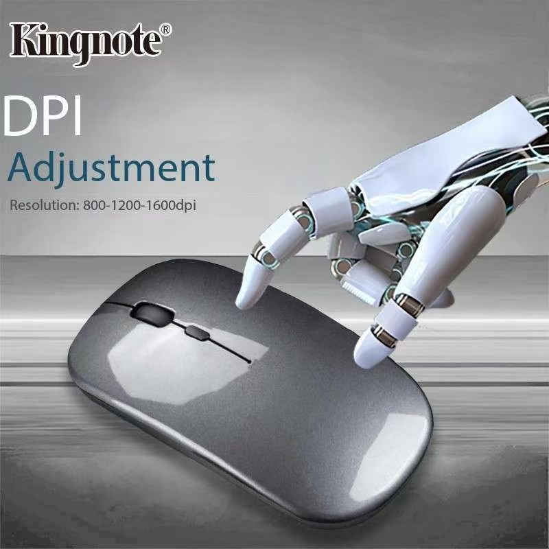 600mAh! KingNote USB Bluetooth wireless mouse, suitable for PC, laptop, laptop, portable business trip office travel necessary,Long standby time