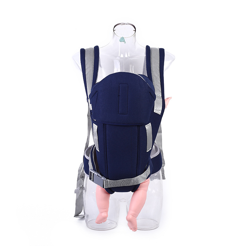 Ergonomic 5-in-1 Multi-functional large-sized Baby Carrier with Hip Seat & Hood – Breathable 3D Mesh, Back Support, Adjustable for Newborn to 20kg (4-6M+) - Hands-Free for Travel, Shopping