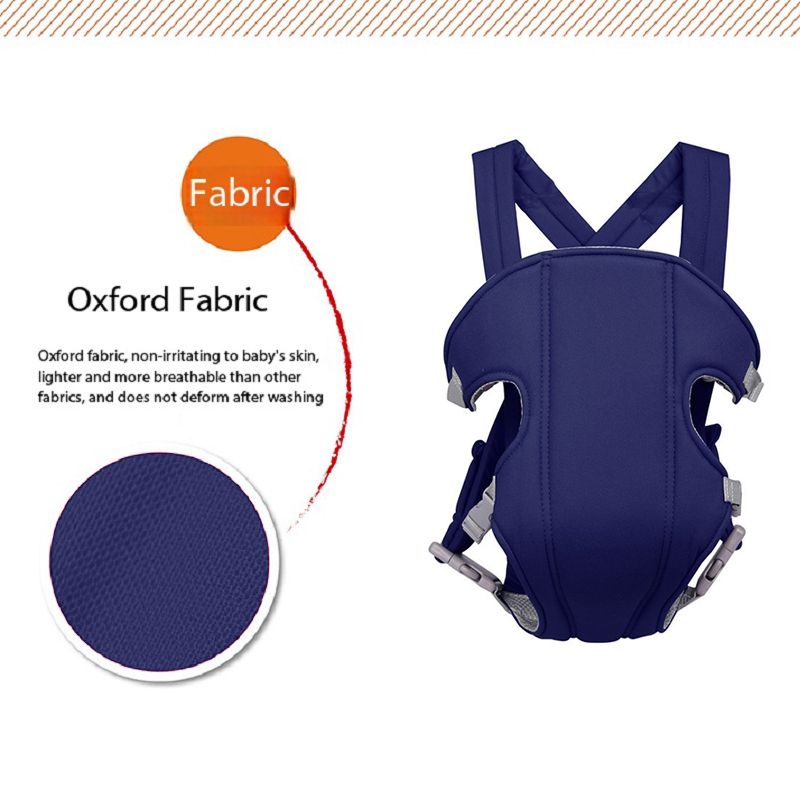 Multi-functional Adjustable Baby Stroller Strap Ergonomic 3-in-1 Baby Carrier with Hip Sea – Breathable 3D Mesh, Back Support, Adjustable for Newborn to 20kg (4-16M+) - Hands-Free for Everyday Comfort