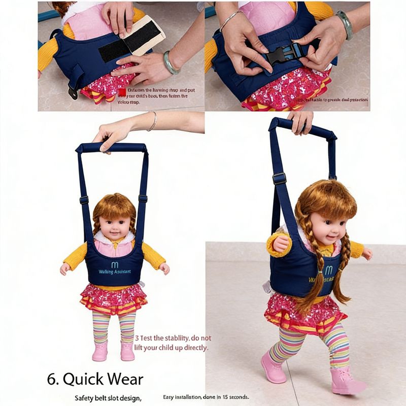 Multi-functional Adjustable Baby Stroller Strap Ergonomic 3-in-1 Baby Carrier with Hip Sea – Breathable 3D Mesh, Back Support, Adjustable for Newborn to 20kg (4-16M+) - Hands-Free for Everyday Comfort