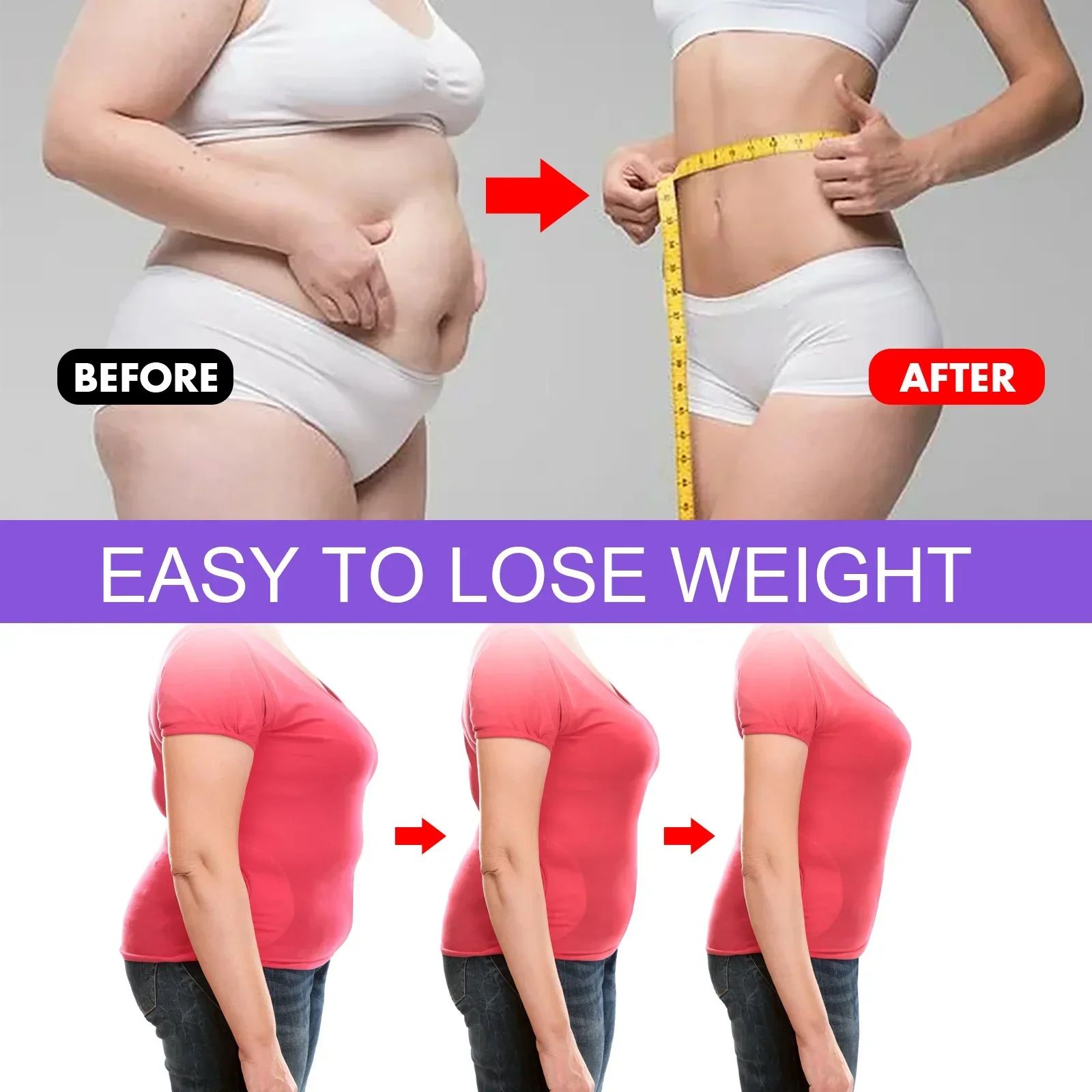 30Pcs/Box Weight Loss Slimming Patch Fat Burner lose Body, Belly & Waist  Weight. Flat tummy detox Patch-tea