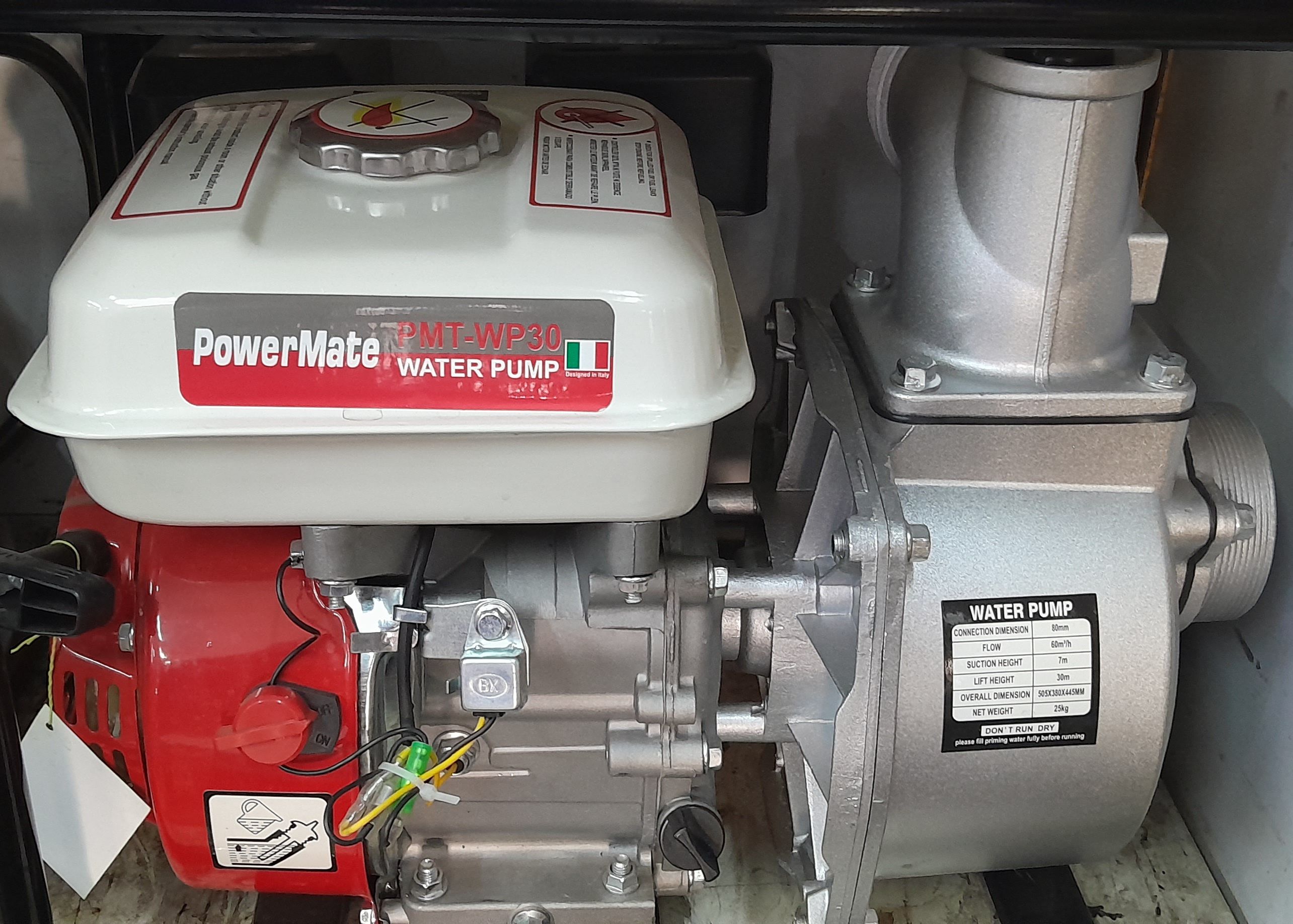 Petrol-Engine Agricultural Surface-Water Pumps; BENFORD-UK/MAXMECH/ USK/ POWERMATE/ HELIOS/ K-MAX-ITALY / DAICHI-Japan/ PREMIER;  7.5Hp, 2" /  3" Outlets