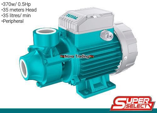 TOTAL™️ WATER PUMPS; Booster/ Peripheral/ Submersible/ Sewage/ and Fountain/ Aquarium Pumps; 370w/ 0.5Hp; 550w/ 0.75Hp; 750w/ 1Hp; 1.5Hp, 2Hp
