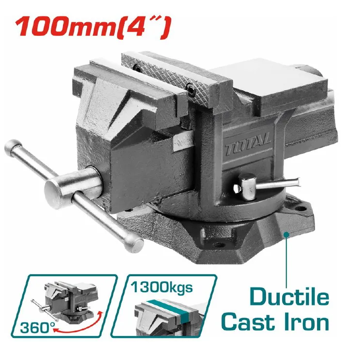 TOTAL BENCH VICES (4''/ 6''/ 8'')