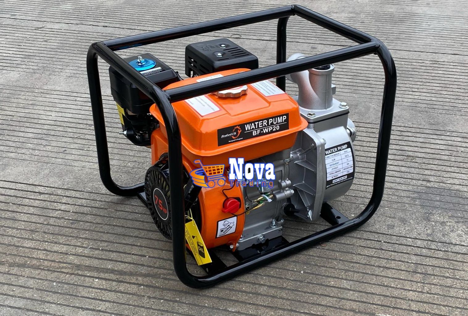 Petrol-Engine Agricultural Surface-Water Pumps; BENFORD-UK/MAXMECH/ USK/ POWERMATE/ HELIOS/ K-MAX-ITALY / DAICHI-Japan/ PREMIER;  7.5Hp, 2" /  3" Outlets