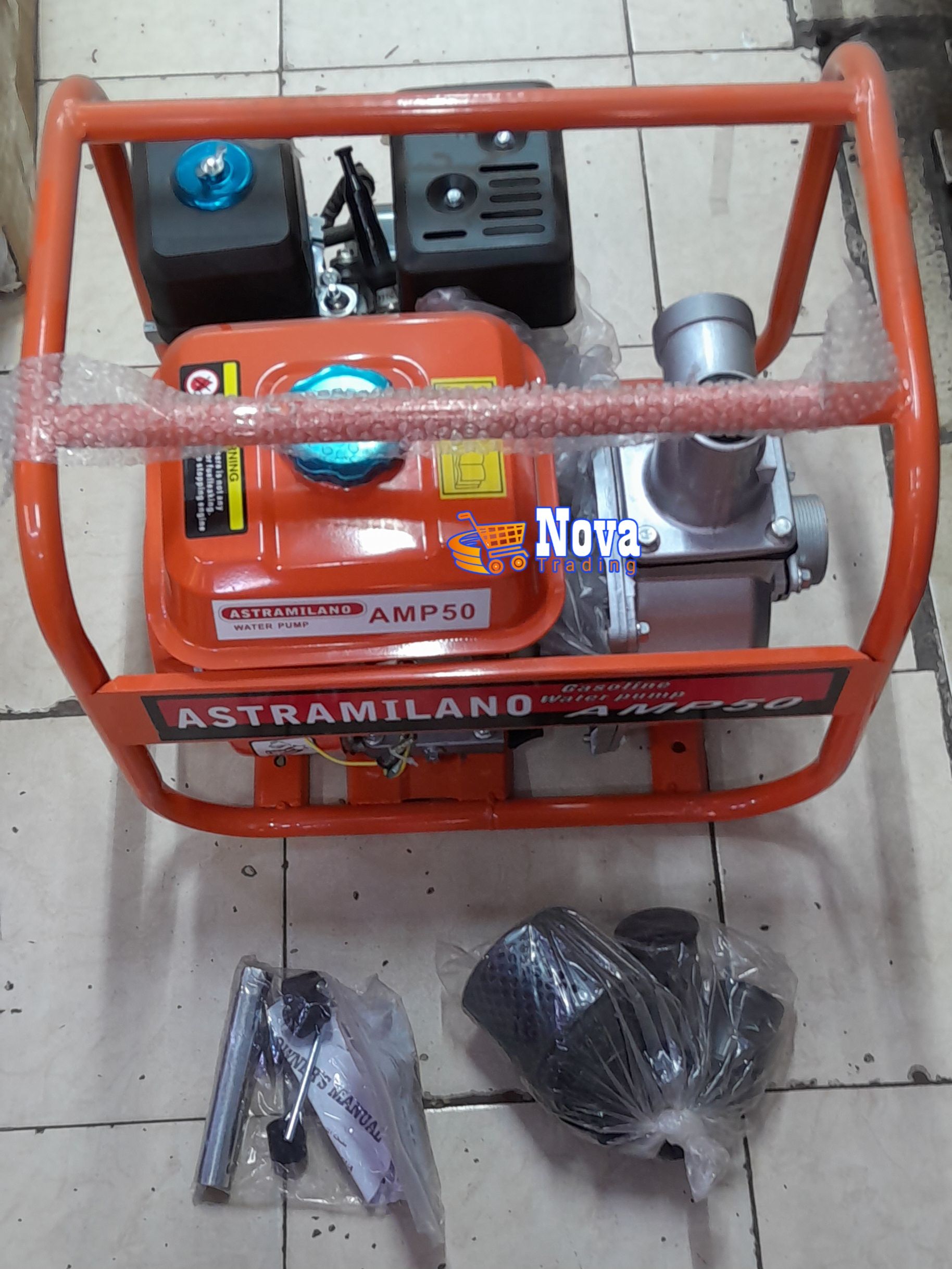 ASTRAMILANO Agricultural Gasoline-Engine Water Pumps; 2" & 3 Inch Outlets; 7.5Hp  Pumps