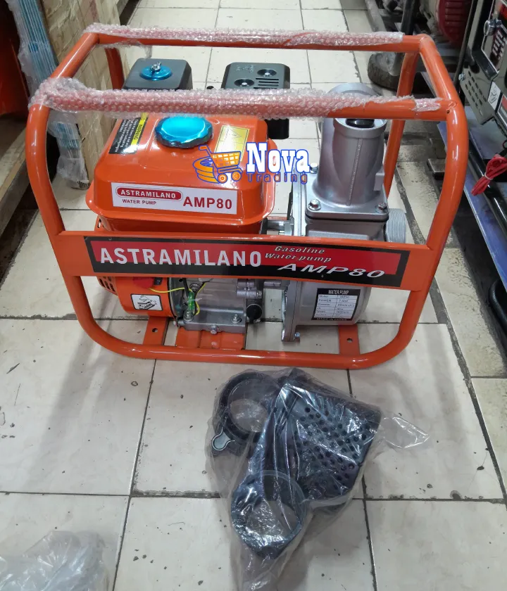 ASTRAMILANO Agricultural Gasoline-Engine Water Pumps; 2" & 3 Inch Outlets; 7.5Hp  Pumps