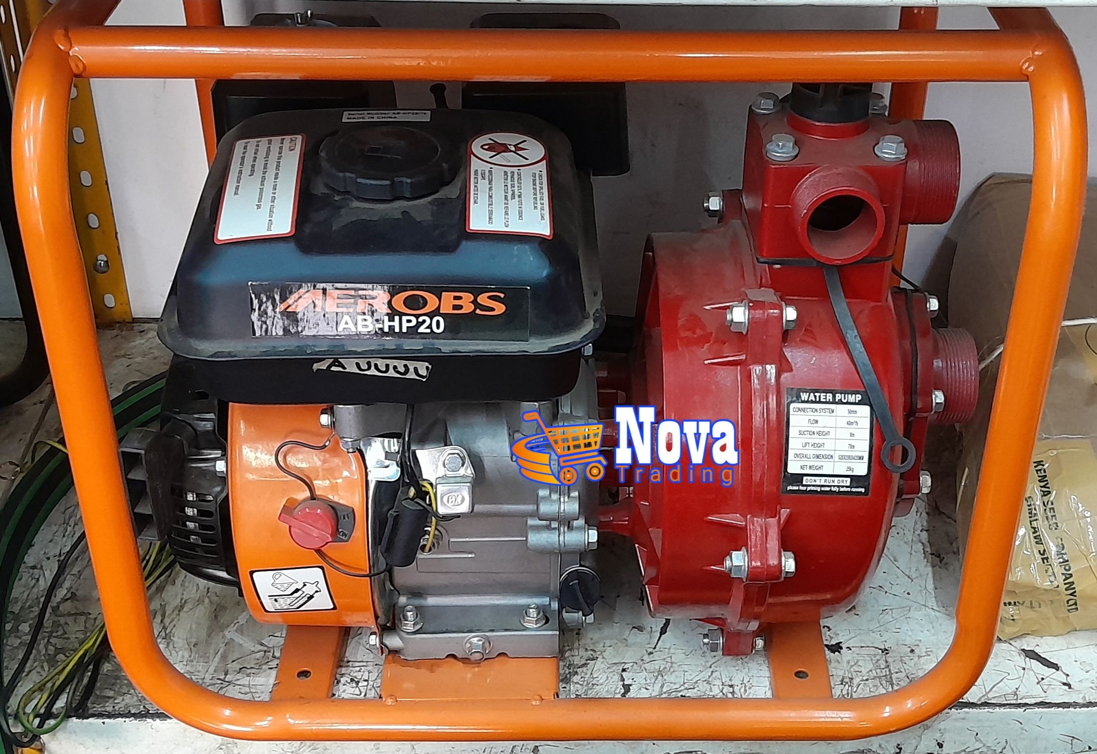 AEROBS 2" HIGH PRESSURE, GASOLINE/ PETROL ENGINE  SURFACE/ AGRICULTURAL WATER PUMP