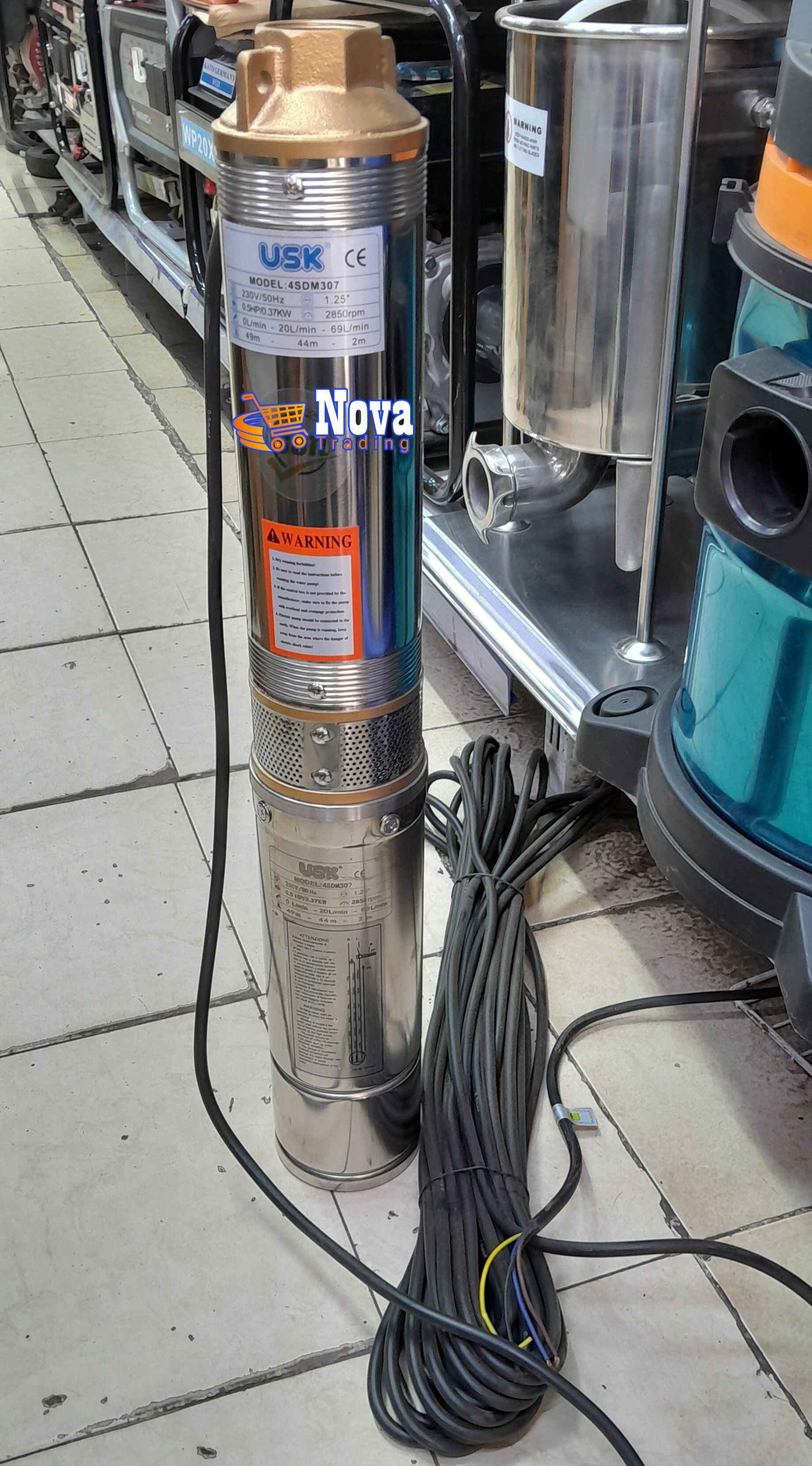 USK Deep-Well Water Pumps; MaxMech 0.5Hp, 0.75Hp & 1Hp Submersible Pumps  OFFER! 
4-SDM Deep well submersibles