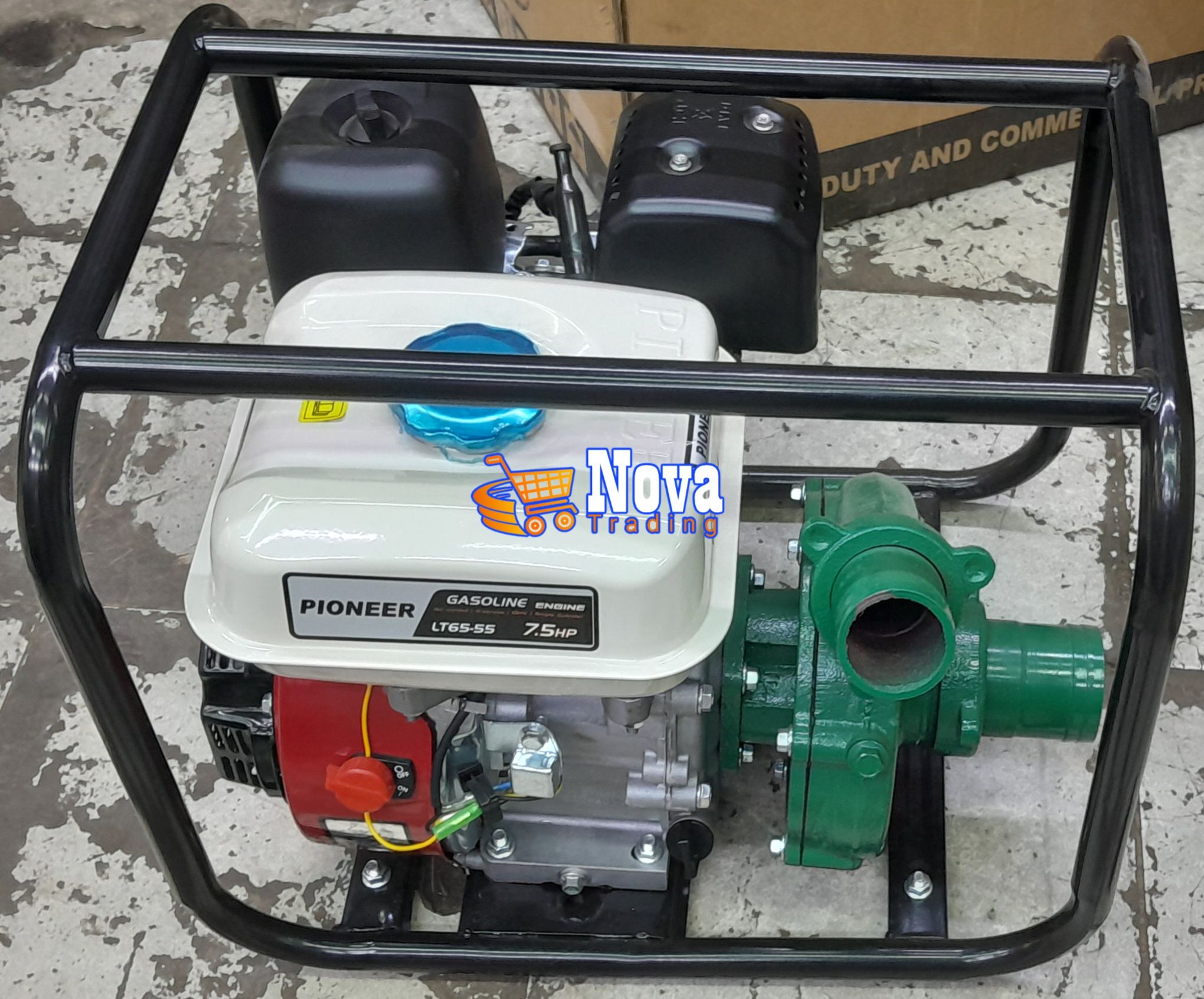 PIONEER LT65-55 High Pressure Gasoline Water Pump: 2" Petrol-Engine Agricultural Water Pump