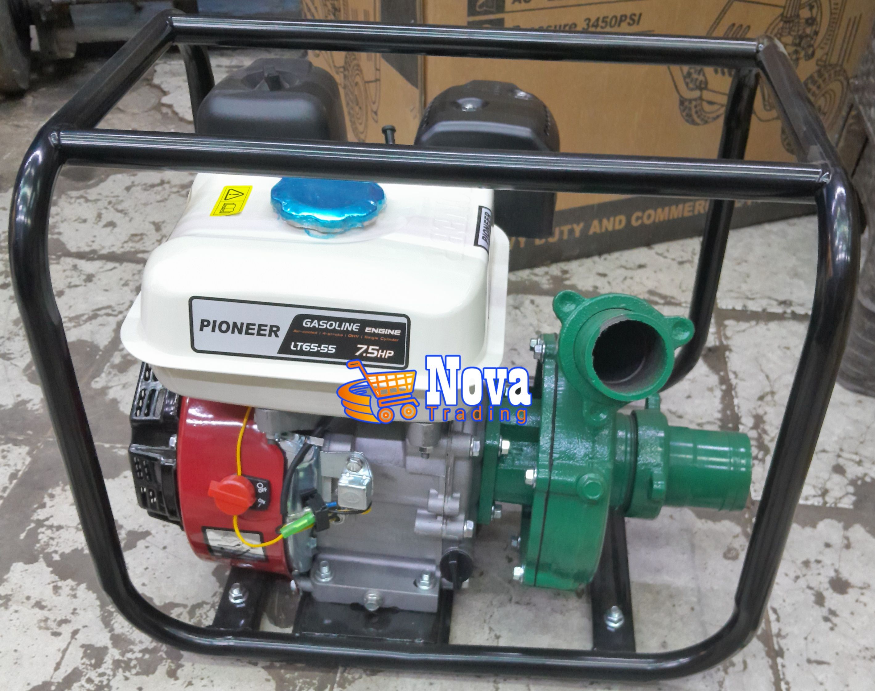 PIONEER LT65-55 High Pressure Gasoline Water Pump: 2" Petrol-Engine Agricultural Water Pump