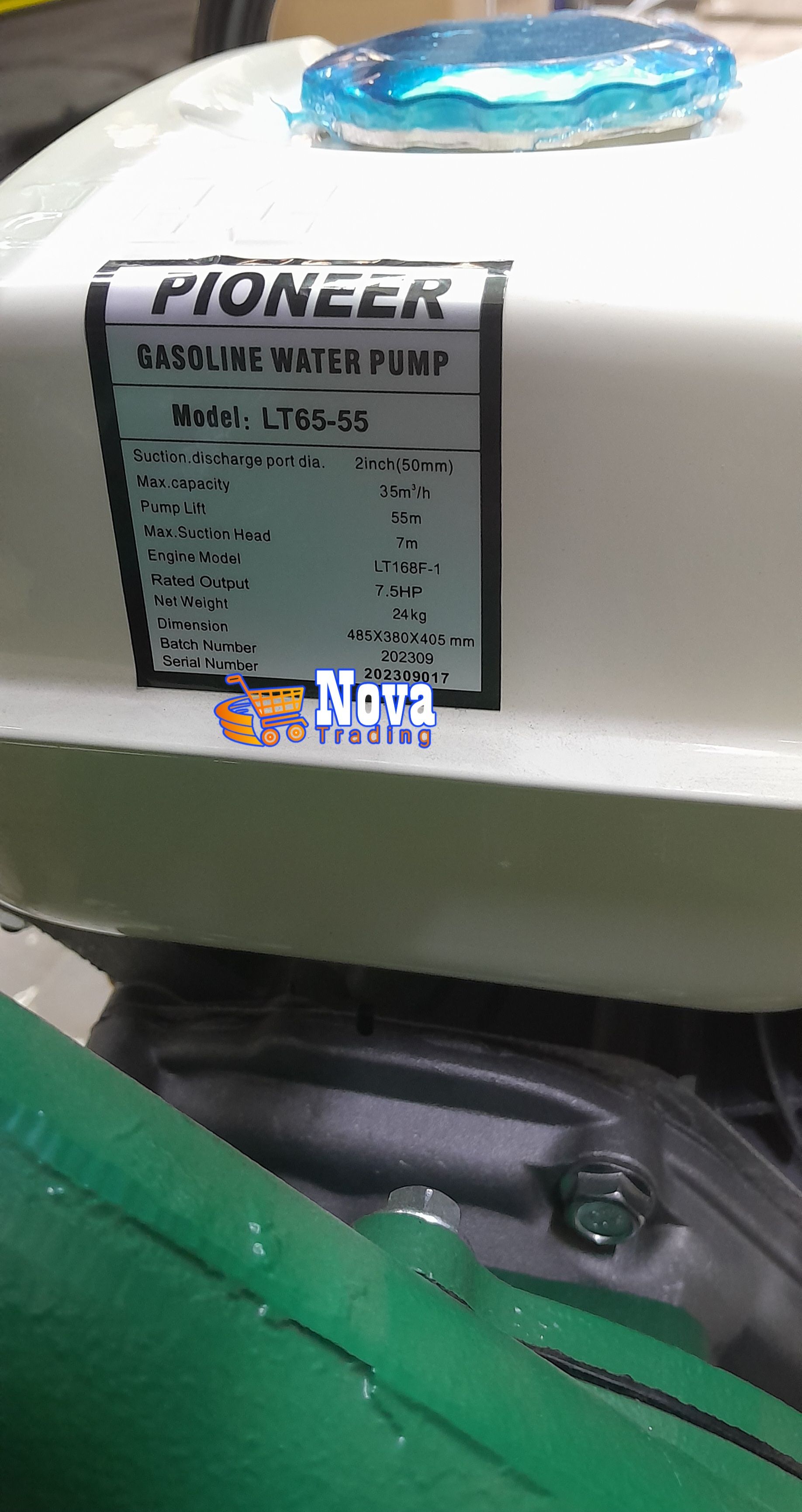 PIONEER LT65-55 High Pressure Gasoline Water Pump: 2" Petrol-Engine Agricultural Water Pump