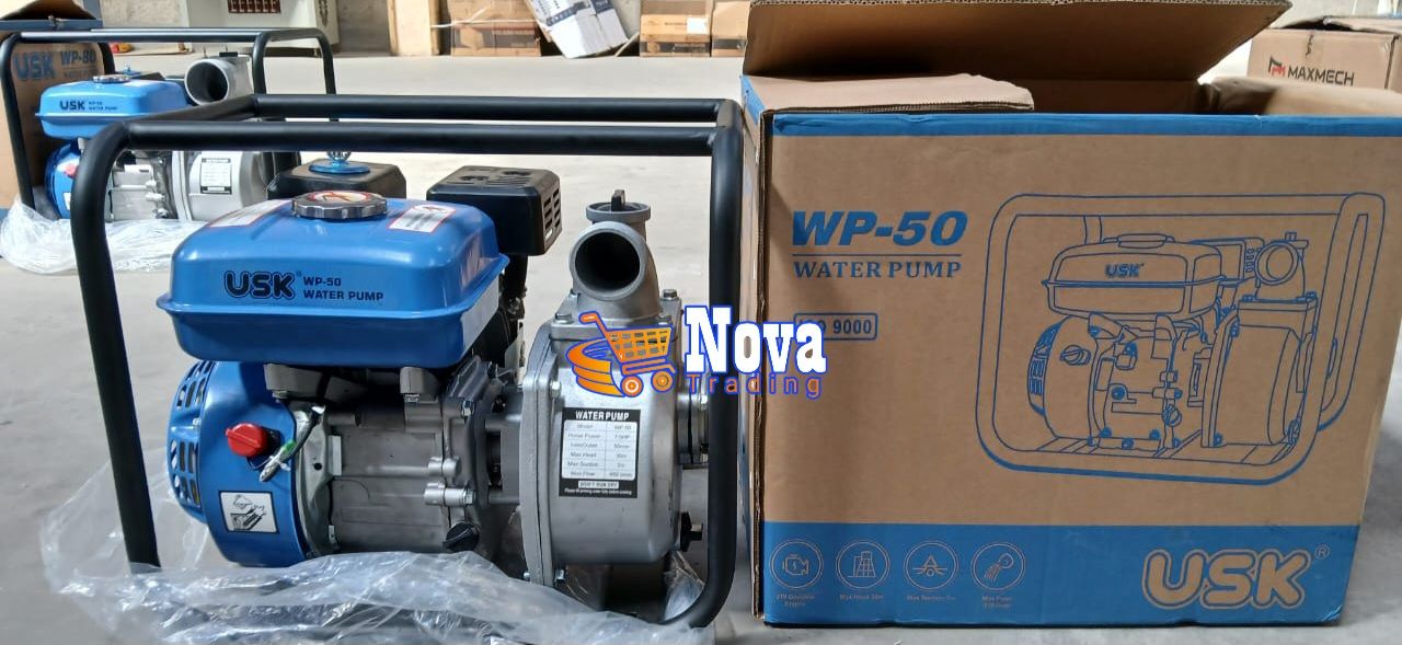 USK & MAXMECH AGRICULTURAL WATER PUMPS; High Quality 2", 3", High Pressure Petrol-Engine Surface Pumps & Sewage Pumps