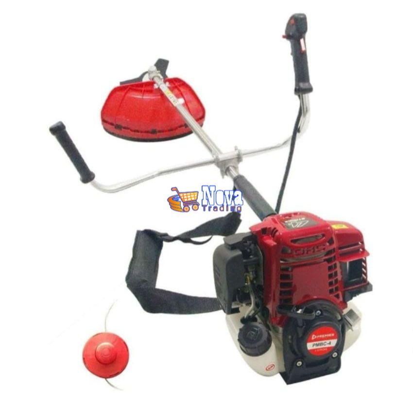 PREMIER GASOLINE-ENGINE BRUSH CUTTERS; Genuine 2-Stroke and 4-Stroke Petrol Grass Trimmers, Hedge Trimmers and Tillers/ Weeders