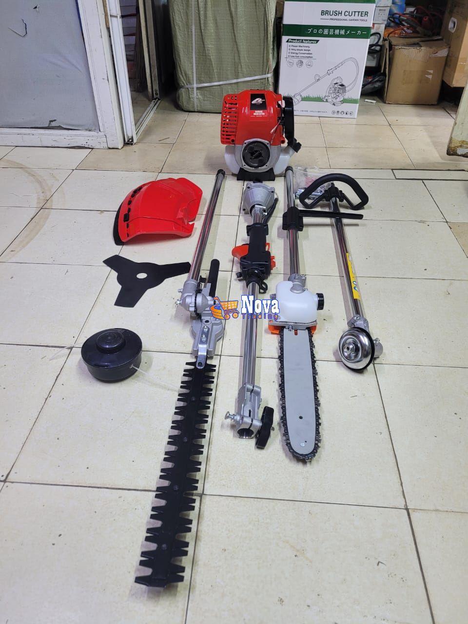 PREMIER GASOLINE-ENGINE BRUSH CUTTERS; Genuine 2-Stroke and 4-Stroke Petrol Grass Trimmers, Hedge Trimmers and Tillers/ Weeders
