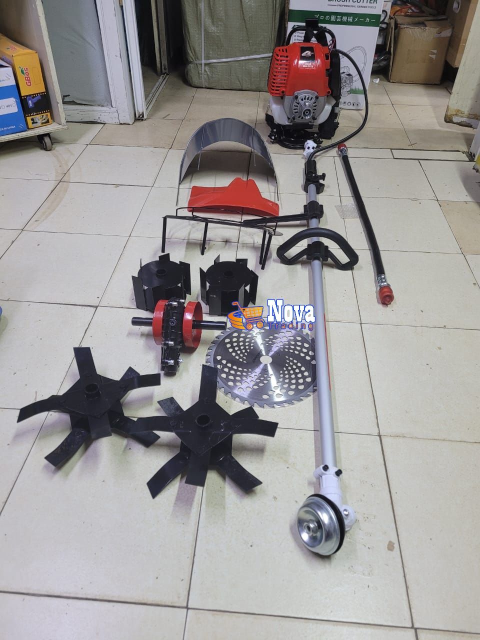 PREMIER GASOLINE-ENGINE BRUSH CUTTERS; Genuine 2-Stroke and 4-Stroke Petrol Grass Trimmers, Hedge Trimmers and Tillers/ Weeders