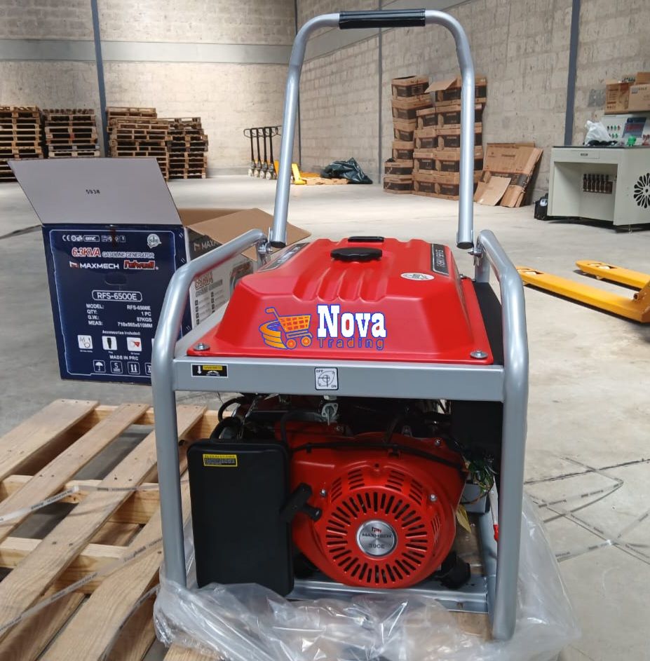 MAXMECH GASOLINE-ENGINE GENERATORS; High Quality Petrol, Manual and Electric/ Key-Start Gen Sets