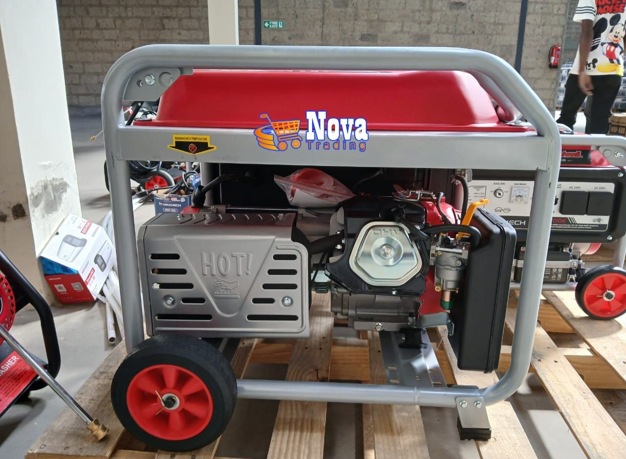 MAXMECH GASOLINE-ENGINE GENERATORS; High Quality Petrol, Manual and Electric/ Key-Start Gen Sets