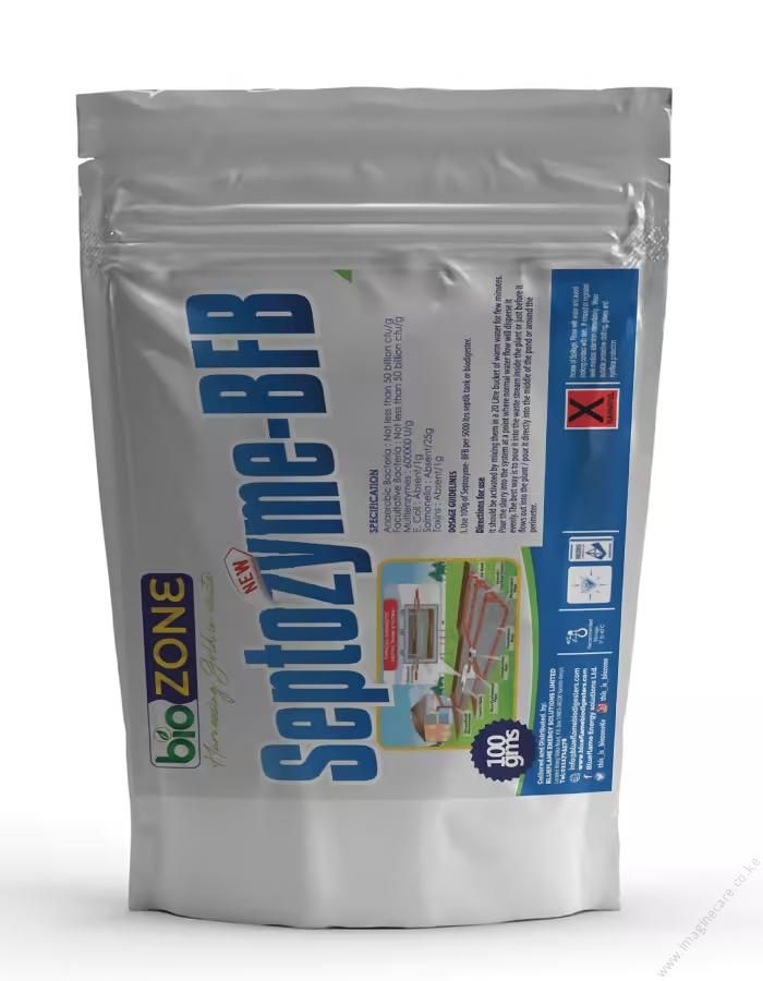 Septozyme BFB 100g (Biodigester, Septic Tank, Pit, Sewage, Compost Bacteria & Enzymes)