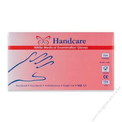 Powdered Nitrile Medical Examination Gloves - Handcare