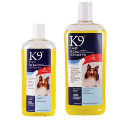 K9 Fresh and Clean Flea and Tick Freshing Shampoo 710ml