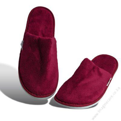 Maroon Bath Slippers