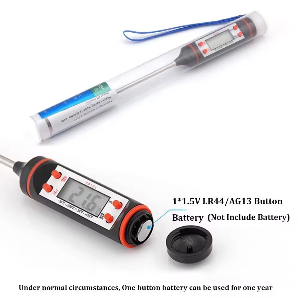 Digital Food Thermometer TP101 Black