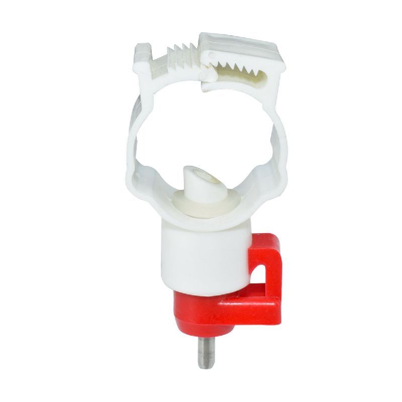 Automatic Poultry Nipple Drinkers White