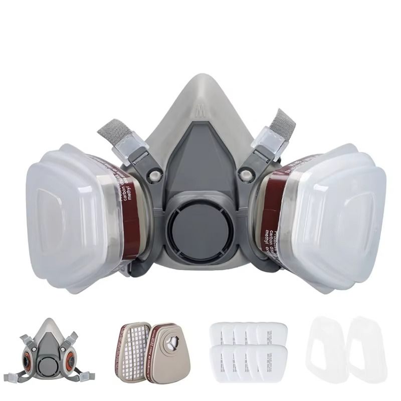 Half Face Gas Mask Respirator 6200