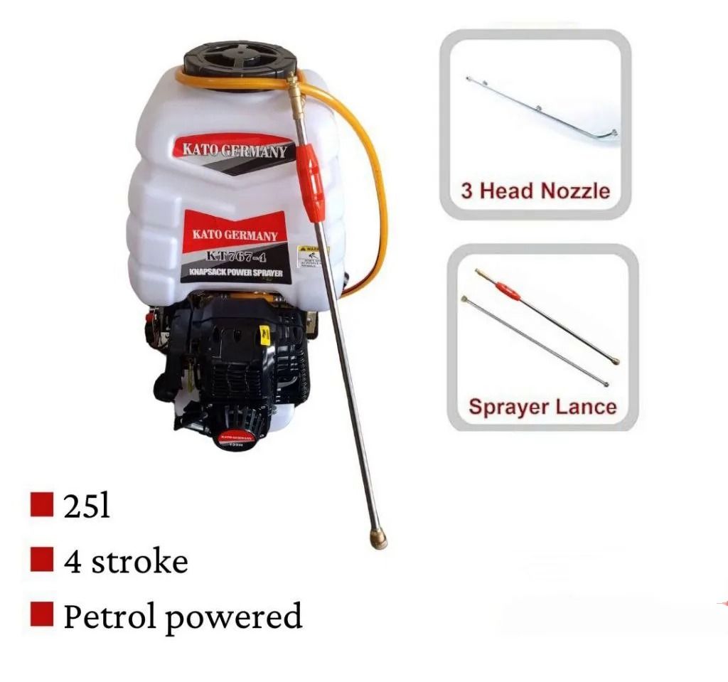 Kato Germany Knapsack Power Sprayer KT767-4 25L