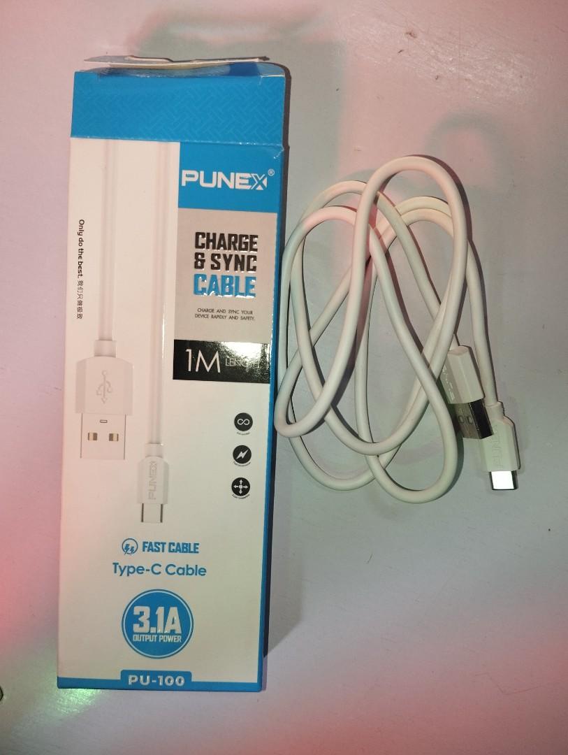 Punex Type C Fast Charging and Data Cable