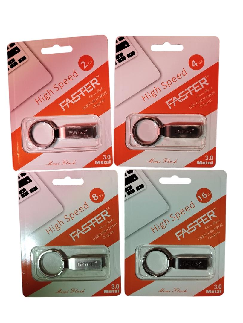 High Quality Flash Drive, Metallic. The best in storage and moving of data