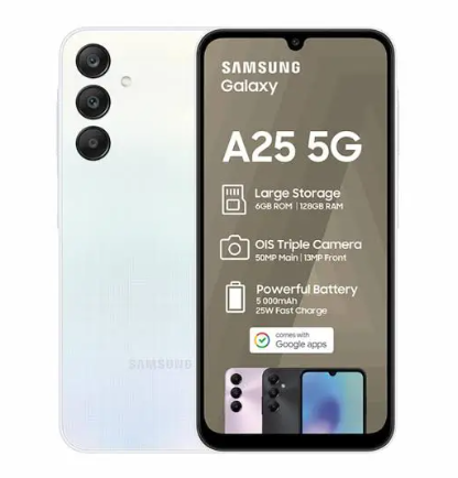 Brand New Samsung Galaxy A25 5G 256GB+8GB 120Hz 6.5" AMOLED 50MP Triple Camera Android 14 5000mAh 25W Type-C Smart Phones Fingerprint Unlock