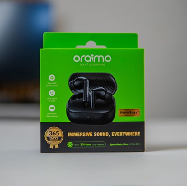 [BRAND NEW] Oraimo SpaceBuds Neo True Wireless Spatial Earbuds OTW-323 30Hr Playtime Heavy Bass Clear Voice Calls 12Months Warranty Bluetooth Earphones