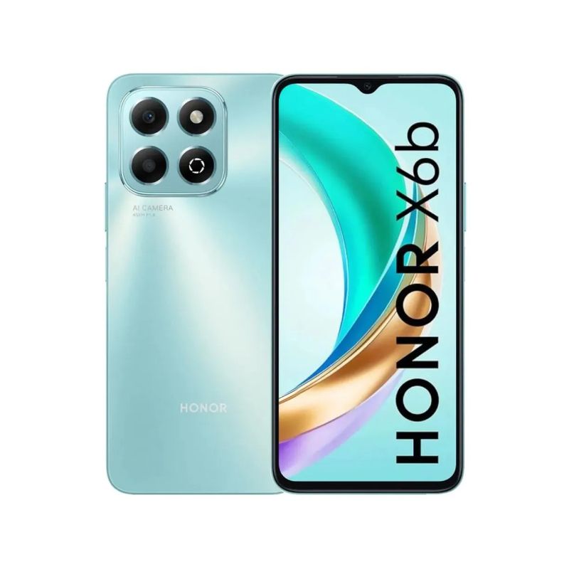 [ALL NEW] Honor X6b 6.56 inch LCD Display 6GB+128GB RAM 50MP+5MP Camera Mediatek Helio G85 Fingerprint (side-mounted) 5200 mAh Battery 35W, Android 14, 4G (TYP) Smartphones
