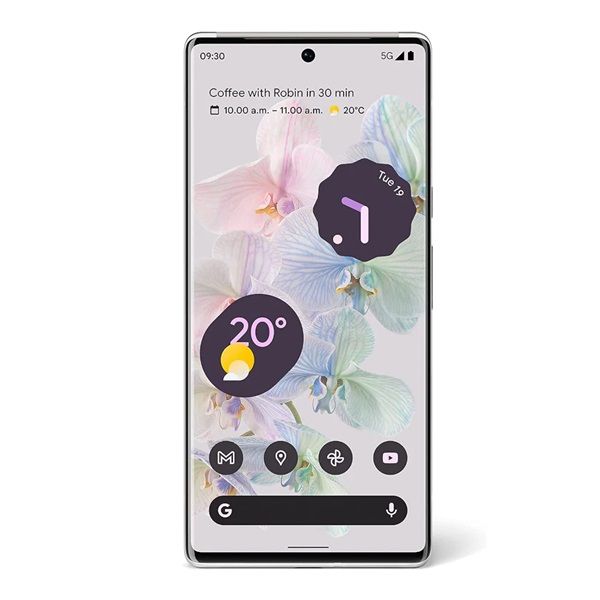 [New in] Google Pixel 6 Pro 5G 6.7" LTPO AMOLED 120Hz Display 50MP+11.1MP Camera 256GB ROM + 12GB RAM Google Tensor (5 nm) Processor 5003mAh Battery 23W Android 12 Upgd (TYP) Fingerprint DualSIM Phone