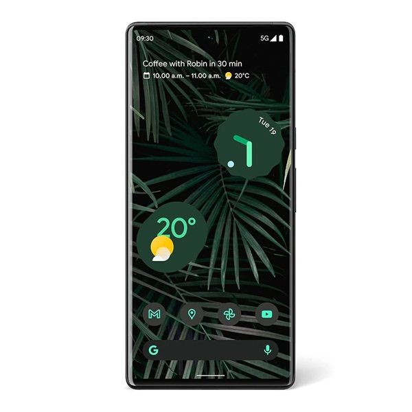 [New in] Google Pixel 6 Pro 5G 6.7" LTPO AMOLED 120Hz Display 50MP+11.1MP Camera 256GB ROM + 12GB RAM Google Tensor (5 nm) Processor 5003mAh Battery 23W Android 12 Upgd (TYP) Fingerprint DualSIM Phone